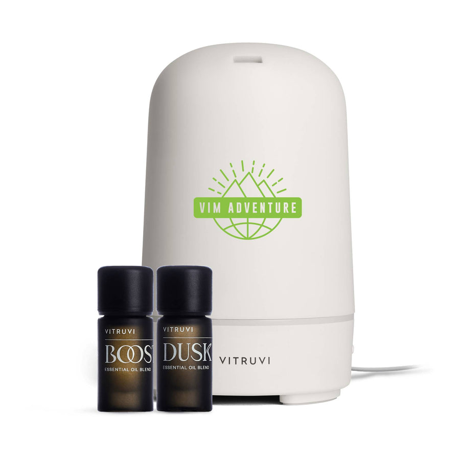 Vitruvi Glow Diffuser and Essential Oils Bundle Set