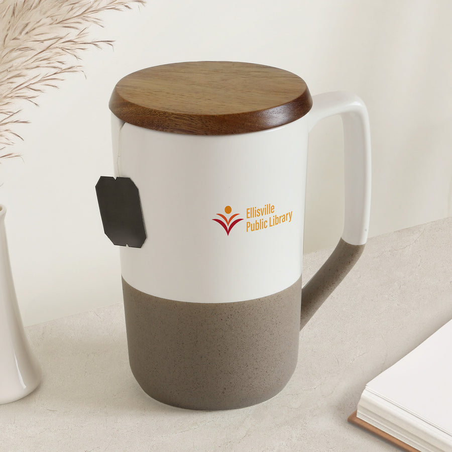 Valencia 16 Fl. Oz. Ceramic Mug With Lid