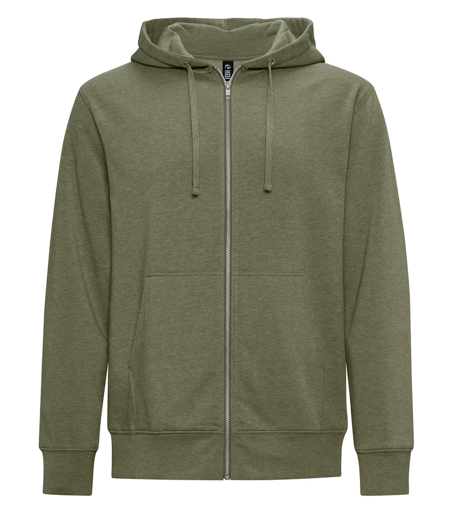 KOI® ELEMENT TRIBLEND FLEECE FULL ZIP HOOD.