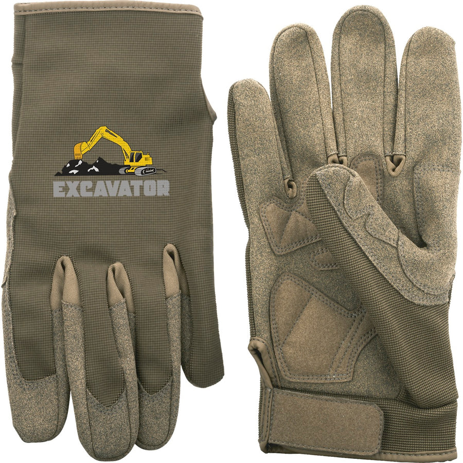 Touchscreen Tips & Synthetic Leather Palm Gloves